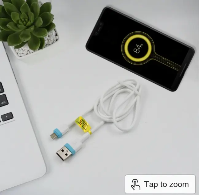 2.4 A fast charging Android cable (1 pc)