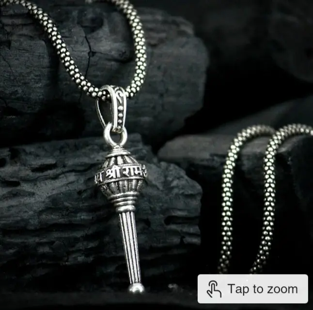 Lord Hanuman gada with chain