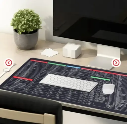 Mat for shortcut keys