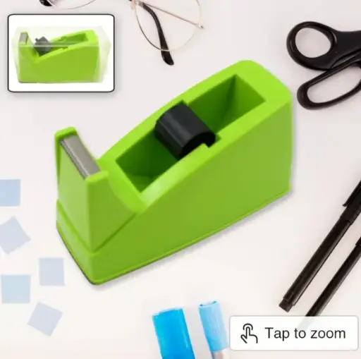 Plastic tape dispenser cutter for office (1 pc)