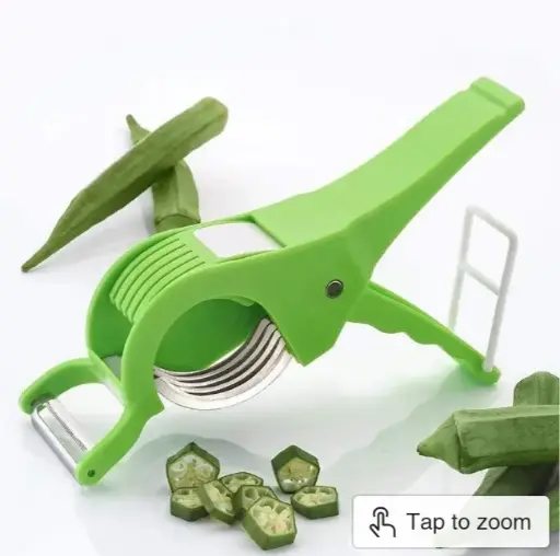 Vegetable cutter with peeler
